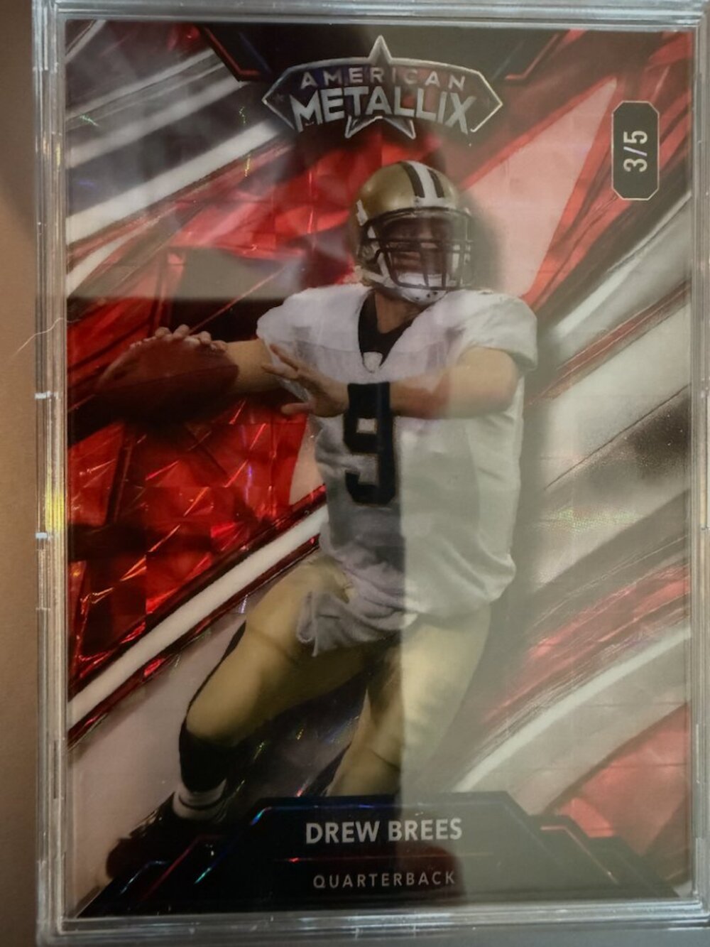 Drew Brees WMG-DB | 2023 Wild Card American Metallix 3/5